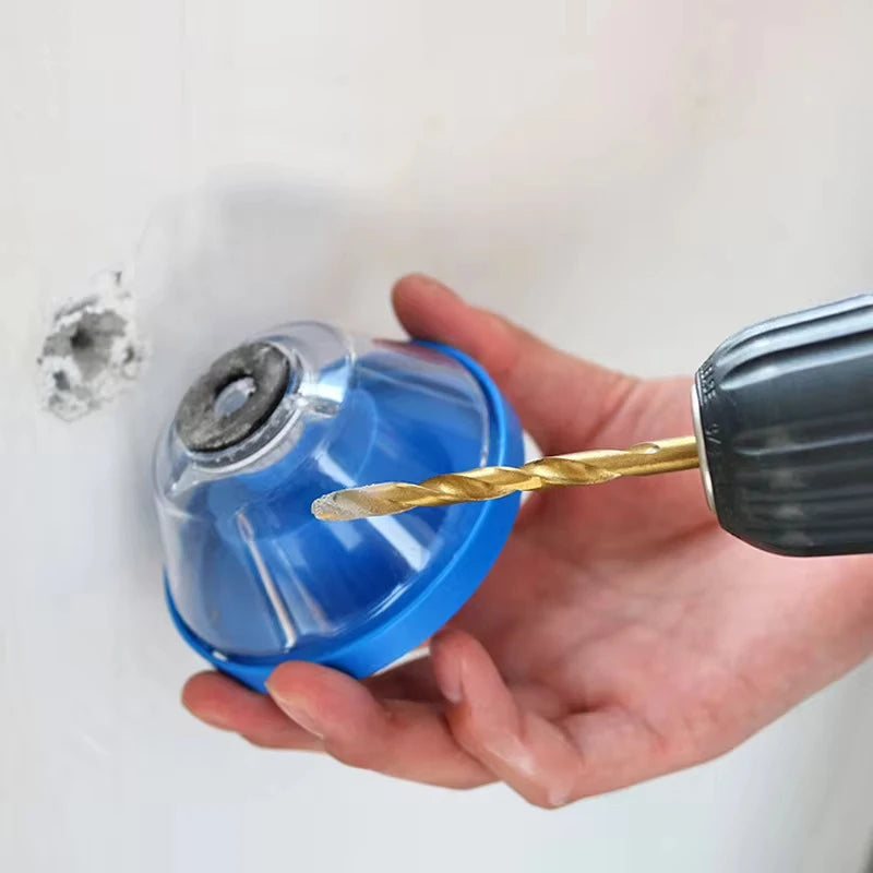 Protective dust collector cover for anti-dust drilling devices