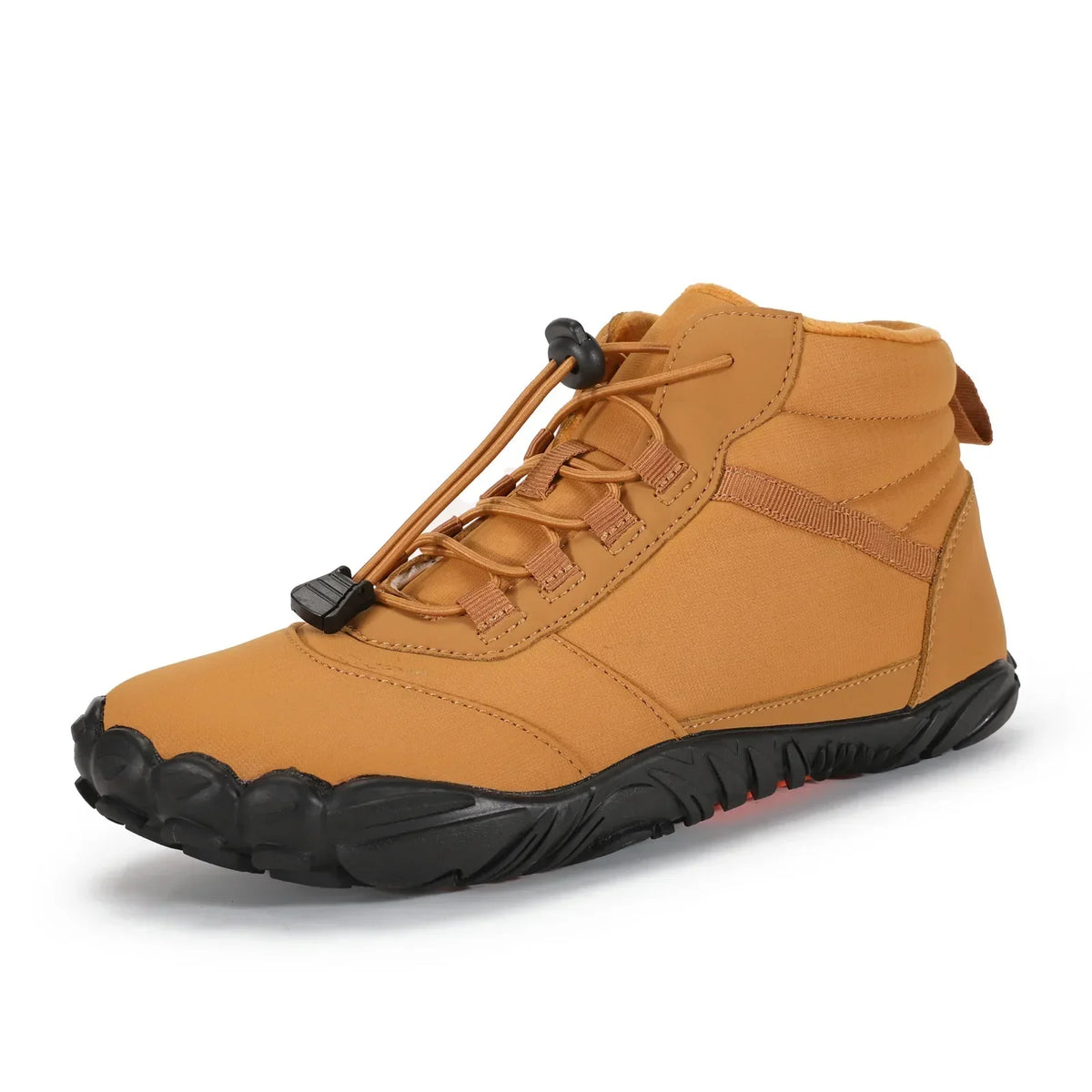 Unisex snow boots, waterproof winter sneakers, non-slip, high-top and padded.