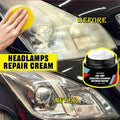 Car headlight restoration polishing paste kit
