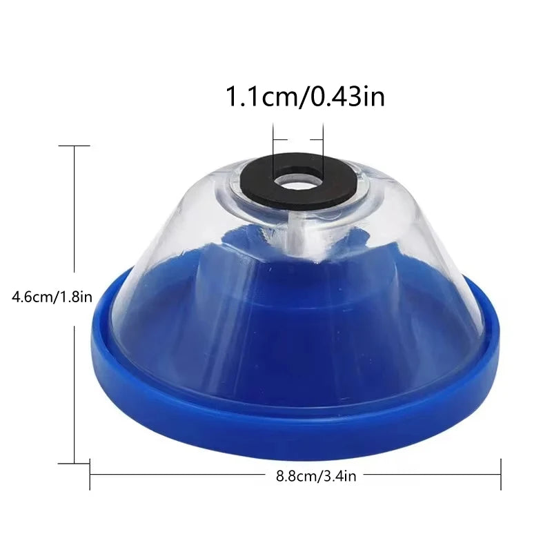 Protective dust collector cover for anti-dust drilling devices