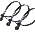 100 units of nylon cable ties with screw holes, for cable organization