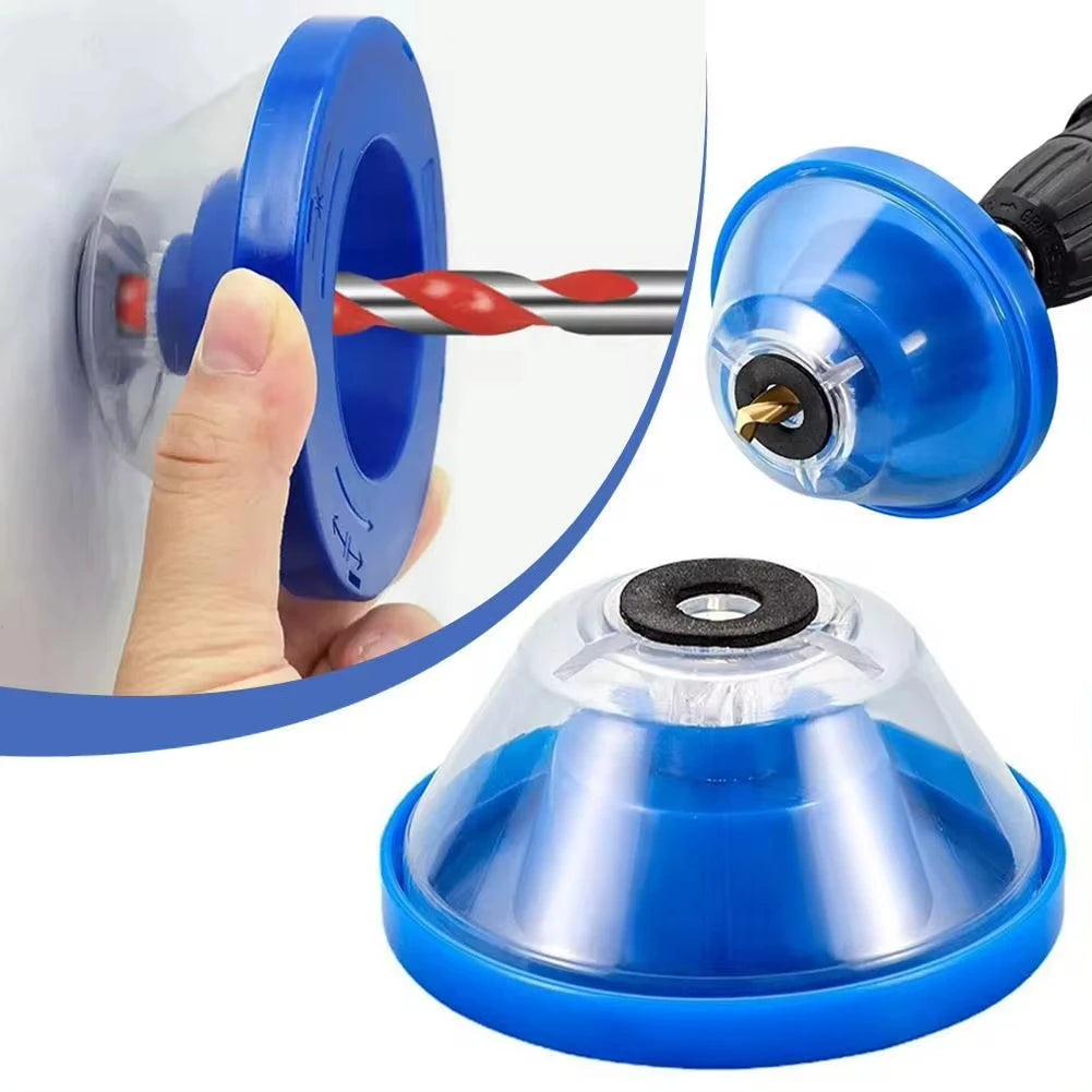 Protective dust collector cover for anti-dust drilling devices