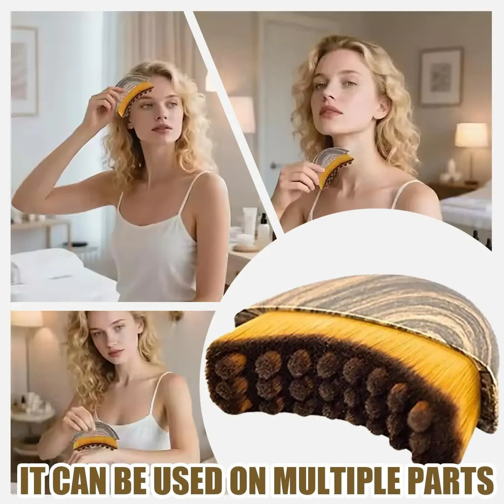 Facial Contouring and Lymphatic Drainage Brush for Precise Skin Fit