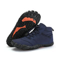 Unisex snow boots, waterproof winter sneakers, non-slip, high-top and padded.